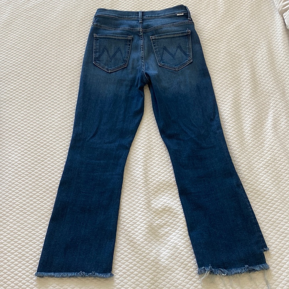 Mother Insider Crop Step Fray Jeans